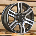 Diski R17 6×139.7 J7.5 ET25 RACINGLINE H718F TOYOTA Black Polished (Hybrid Forged)