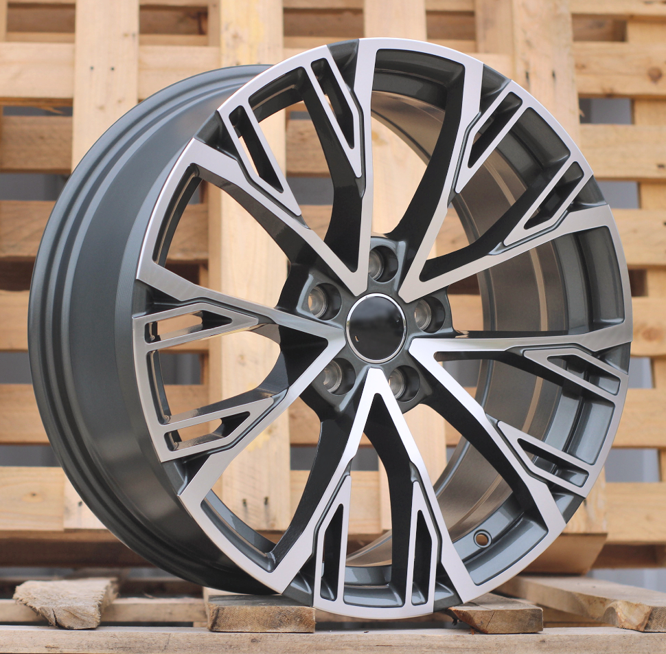 Diski R18 5x112 J8 ET40 RACINGLINE I5170 AUDI Grey Polished (Hybrid Forged)