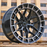 Diski R20 6×139.7 J10 ETM10 RACINGLINE D1986 4X4 Black +Polished Lip