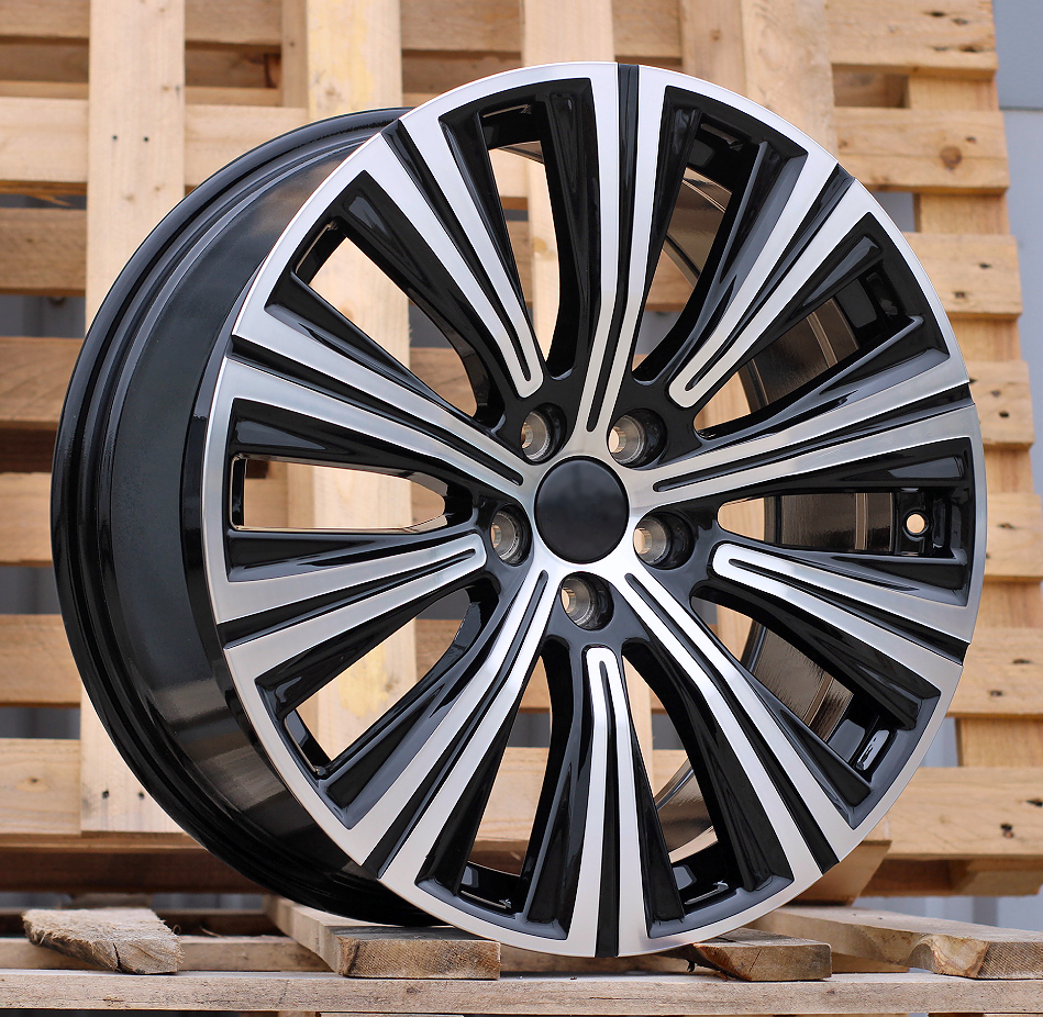 Diski R19 5x108 J8.5 ET47 RACINGLINE H3337F VOLVO Black Polished (Hybrid Forged)