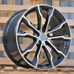 Diski R20 5×112 J9.5 ET43 RACINGLINE H3263F BMW Black Polished (Rear+Front)