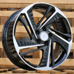 Diski R18 5×114.3 J7.5 ET50.5 RACINGLINE A5895 HYUNDAI Black Polished