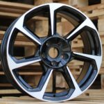 Diski R18 5×112 J8 ET34 RACINGLINE B5213 AUDI Black Polished