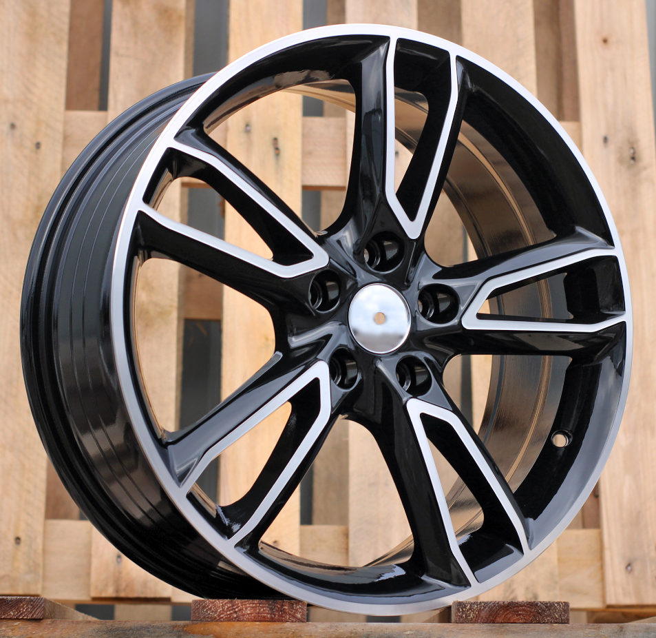 Diski R18 5x114.3 J7.5 ET48 RACINGLINE M502 MAZDA Black Polished