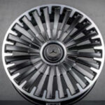 Diski R20 5×112 J8.5 ET32 RACINGLINE Y0425 MERCEDES Black Polished Half Matt