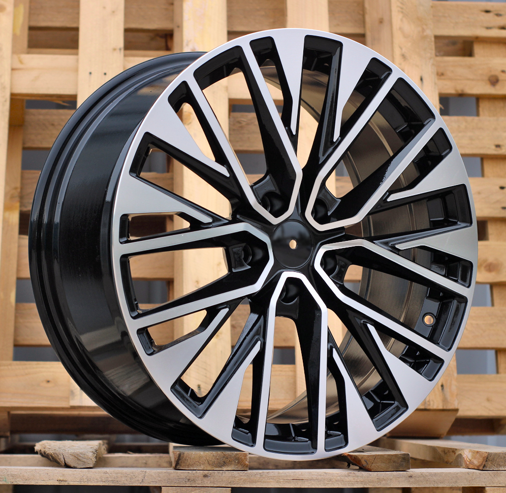 Diski R19 5x112 J8.5 ET40 RACINGLINE F733 AUDI Black Polished (HYBRID FORGED)