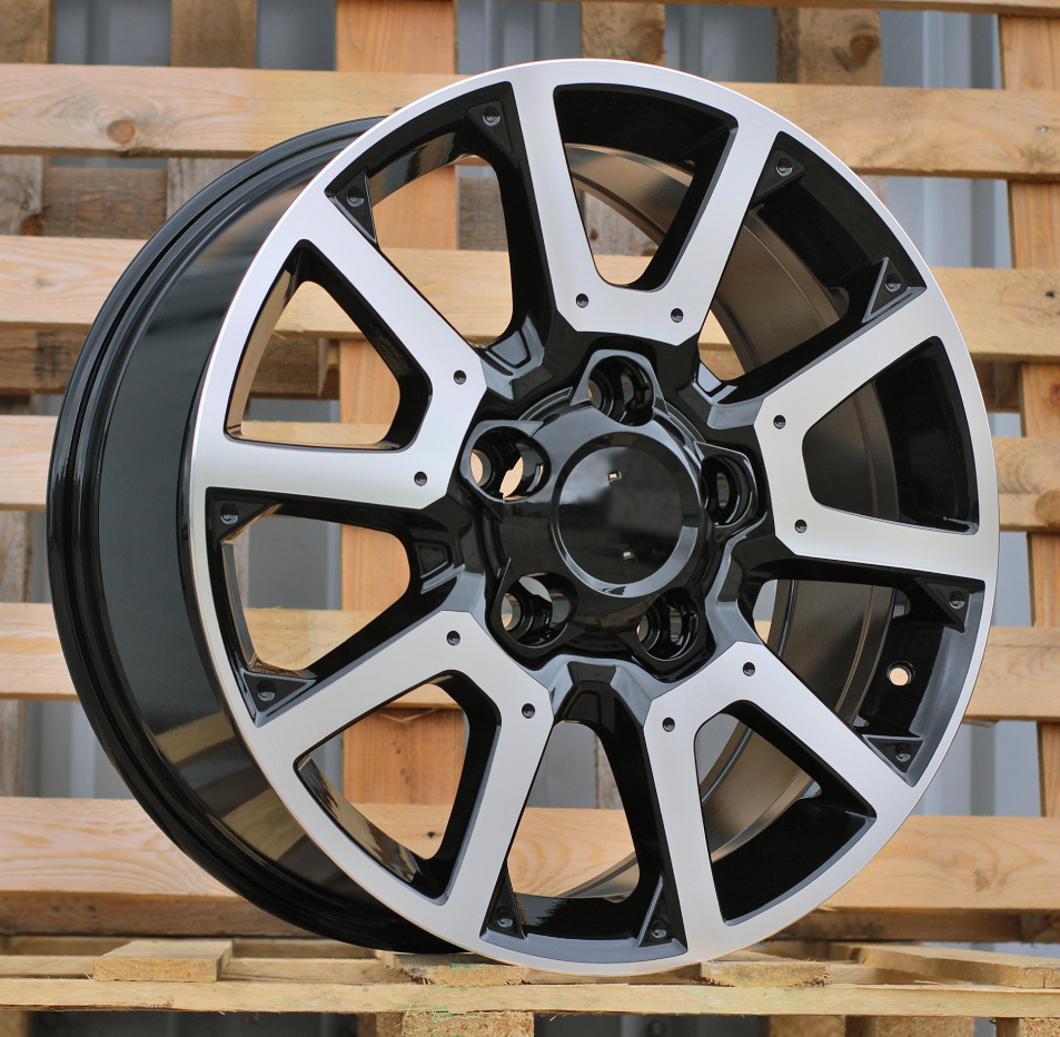 Diski R20 5x150 J8.5 ET55 RACINGLINE B1380 4X4 Black Polished