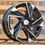 Diski R16 4×100 J6.5 ET45 RACINGLINE Y1220 HYUNDAI Black Polished