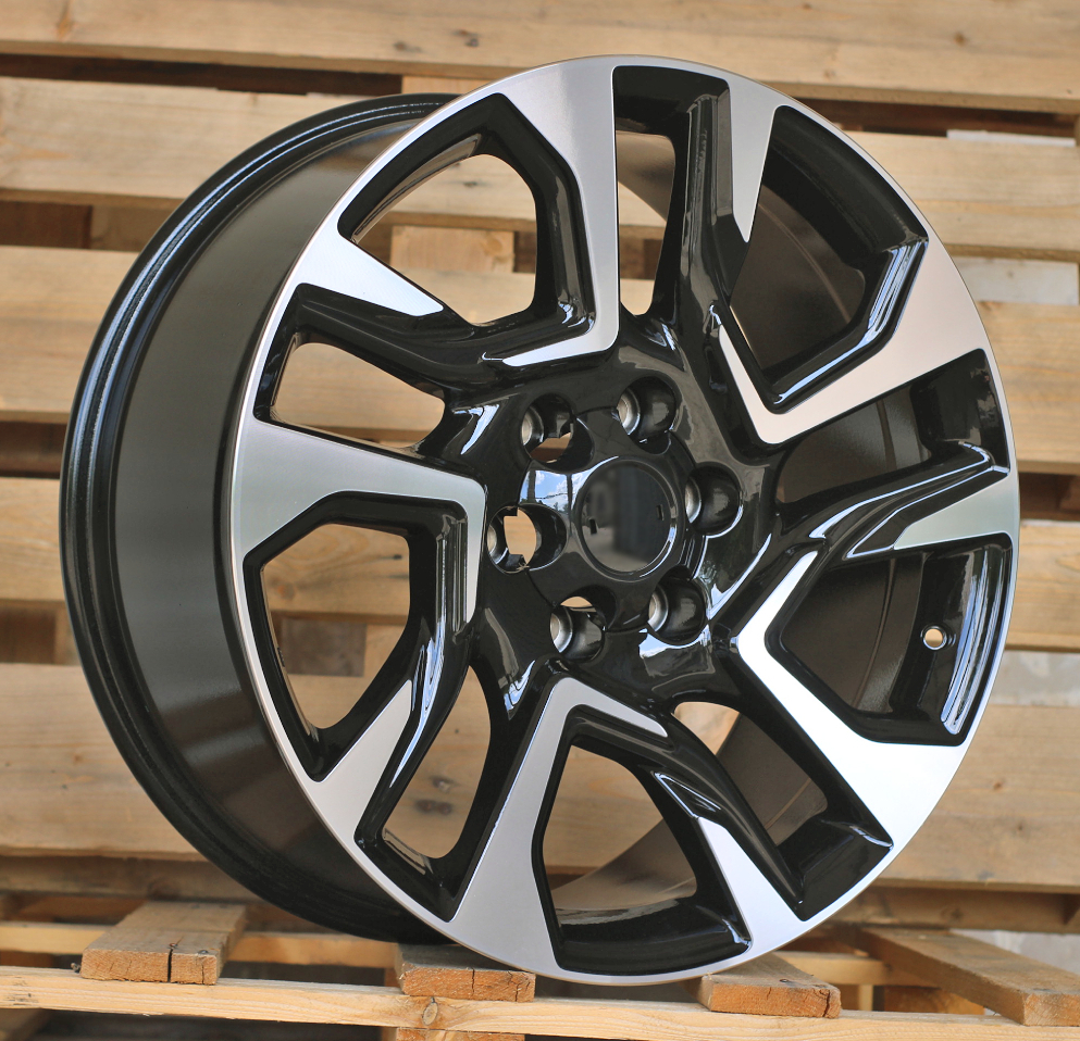 Diski R20 6x139.7 J8.5 ET25 RACINGLINE H957D 4X4 Black Polished (HYBRID FORGED)