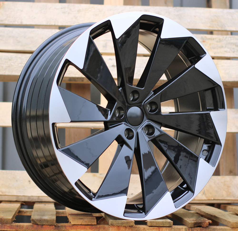 Diski R21 5x112 J8.5 ET40 RACINGLINE I1141 SKODA Black Polished (Rear+Front)