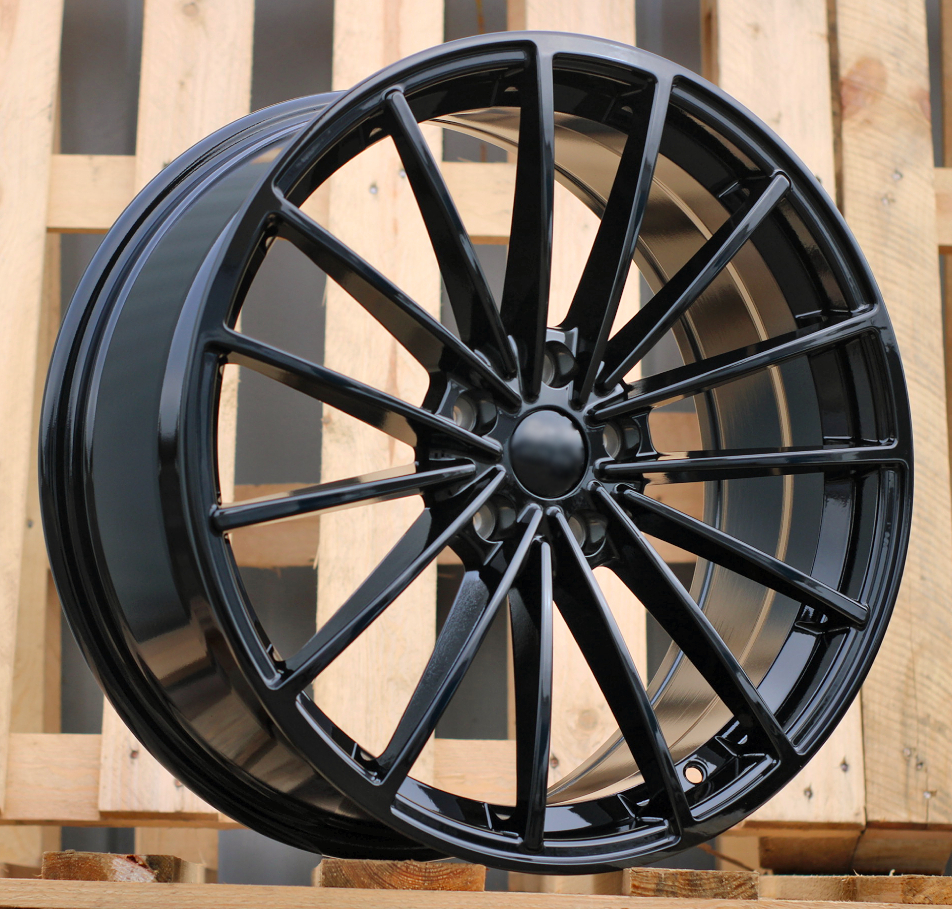 Diski R19 5x112 J8 ET45 RACINGLINE I0383 VW Black (HYBRID FORGED)