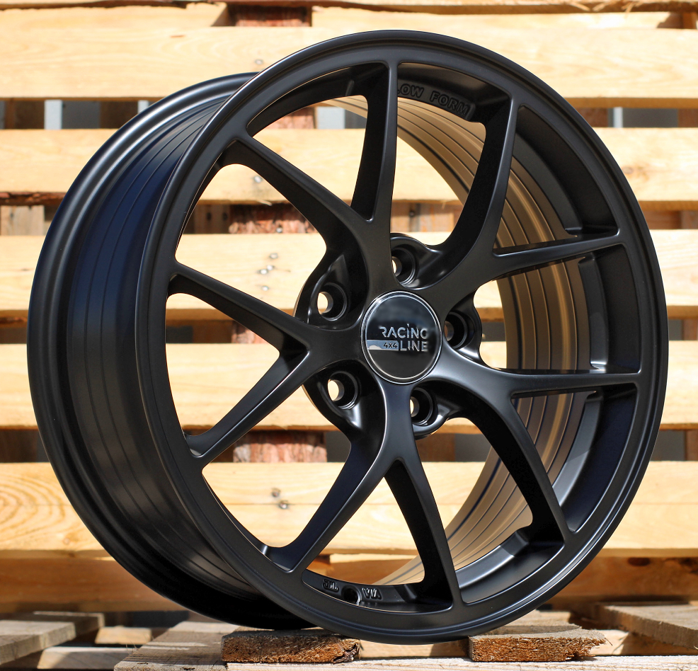 Diski R16 5x110 J7 ET41 RACINGLINE Y0134 Black Half Matt