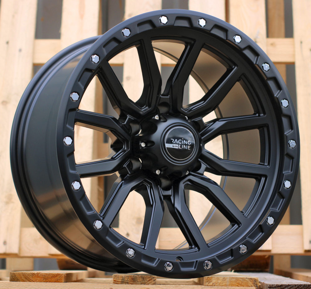 Diski R18 6x139.7 J10 ETM18 RACINGLINE Y0156 4X4 Black Half Matt