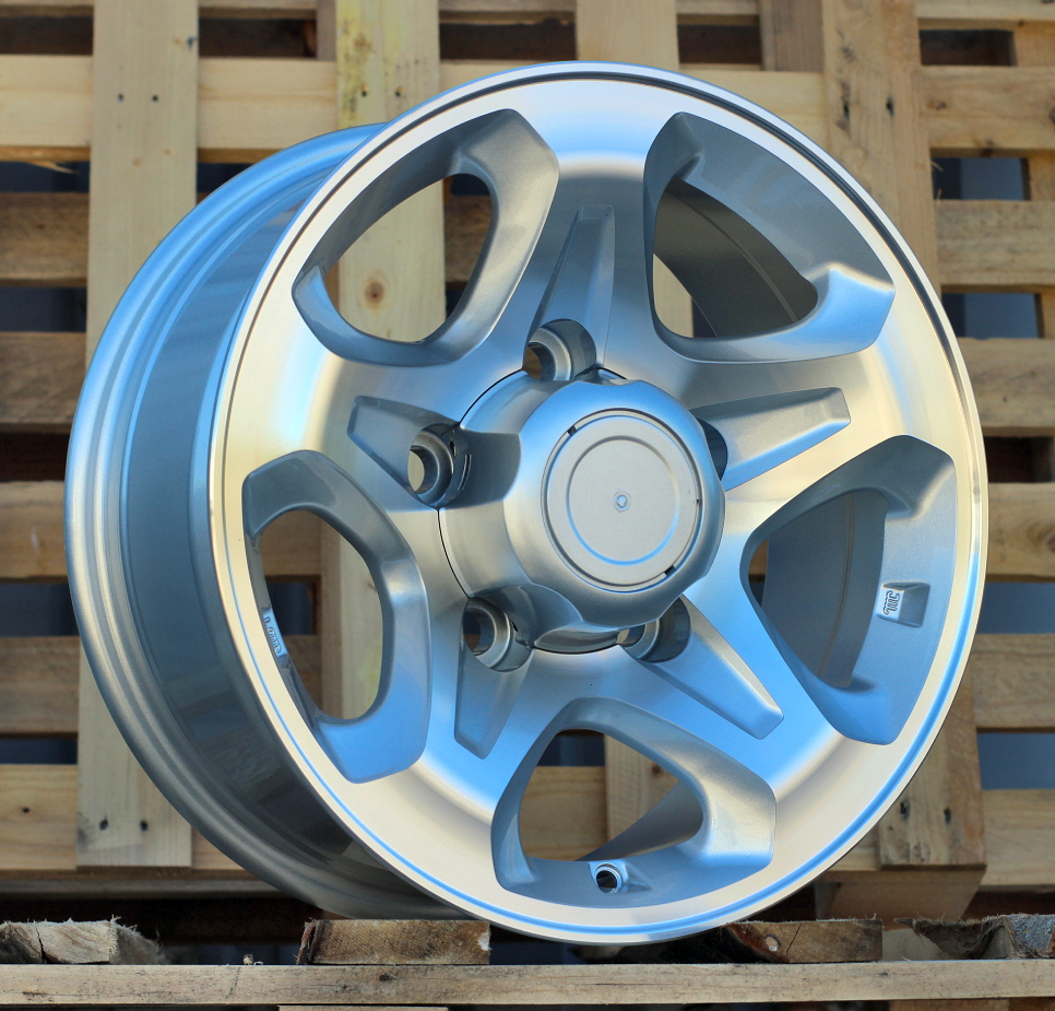 Diski R16 5x150 J7 ET RACINGLINE JT296 4X4 Silver Polished