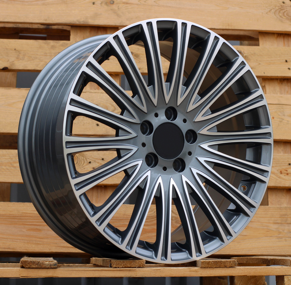 Diski R18 5x112 J8 ET43 RACINGLINE FBX210 MERCEDES Grey Polished (Hybrid Forged)