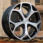 Diski R16 5×108 J6.5 ET50 RACINGLINE BK386 FORD Black Polished