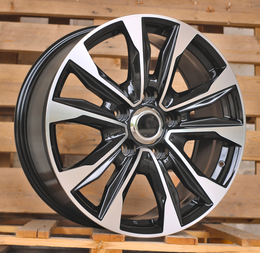 Diski R21 5x150 J8.5 ET45 RACINGLINE H869F TOYOTA Black Polished (Hybrid Forged)