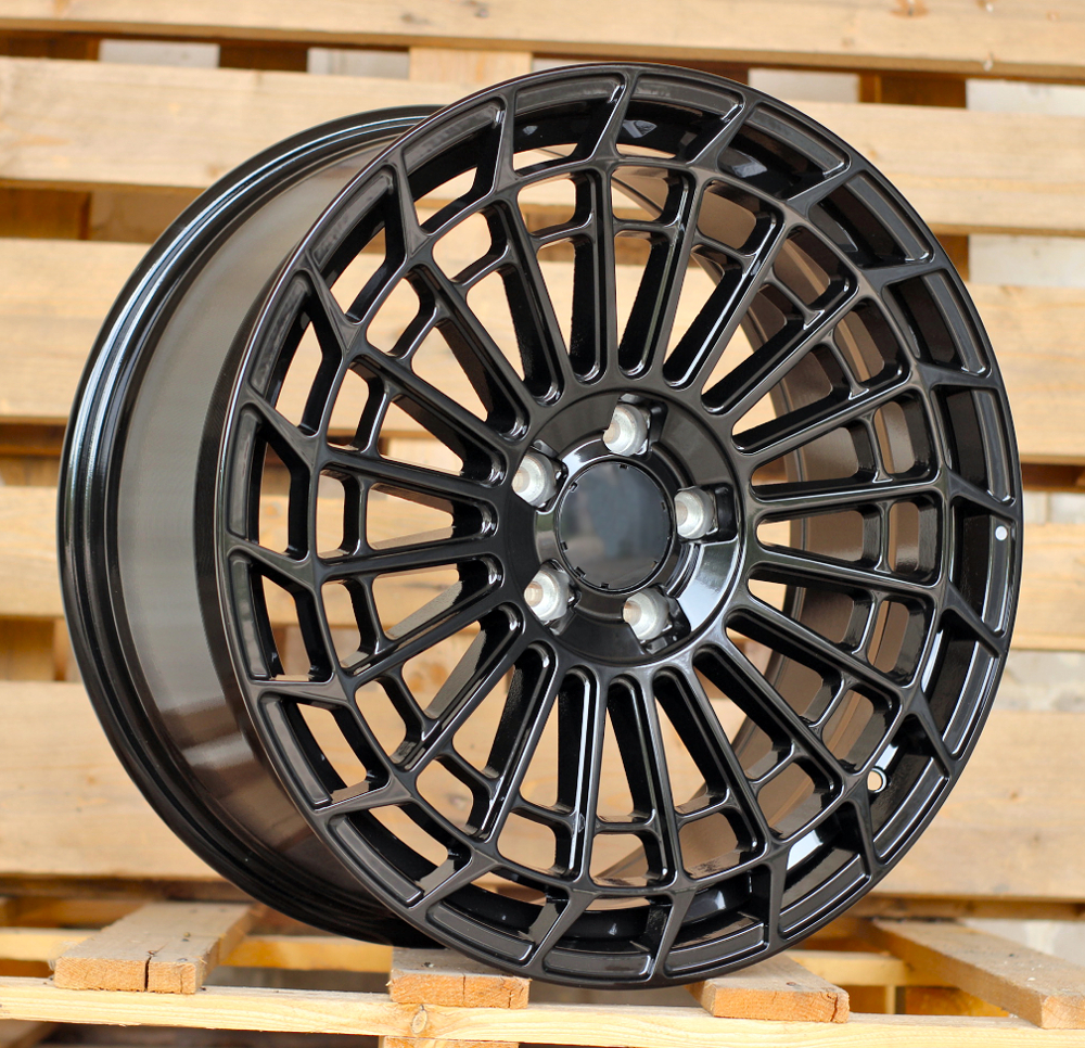 Diski R19 5x112 J9.5 ET43 RACINGLINE H3140F MERCEDES Black (Rear+Front) (Hybrid Forged)