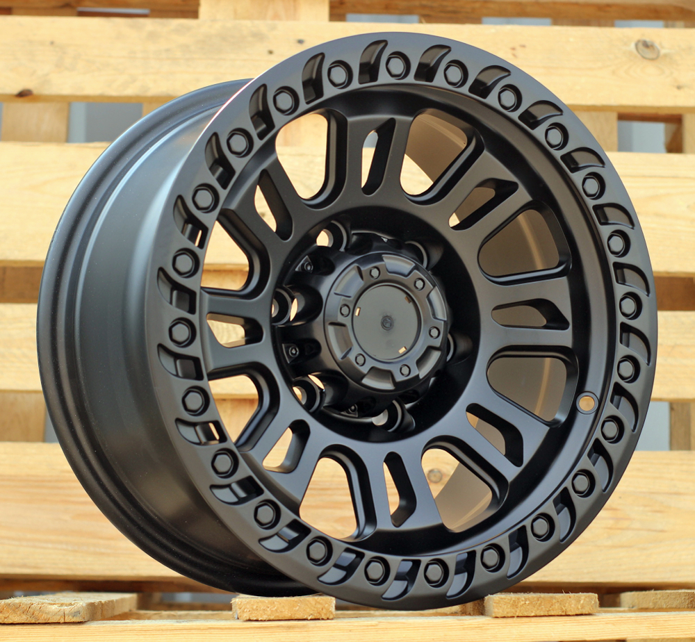 Diski R15 6x139.7 J8 ET RACINGLINE A8916 4X4 Black Half Matt
