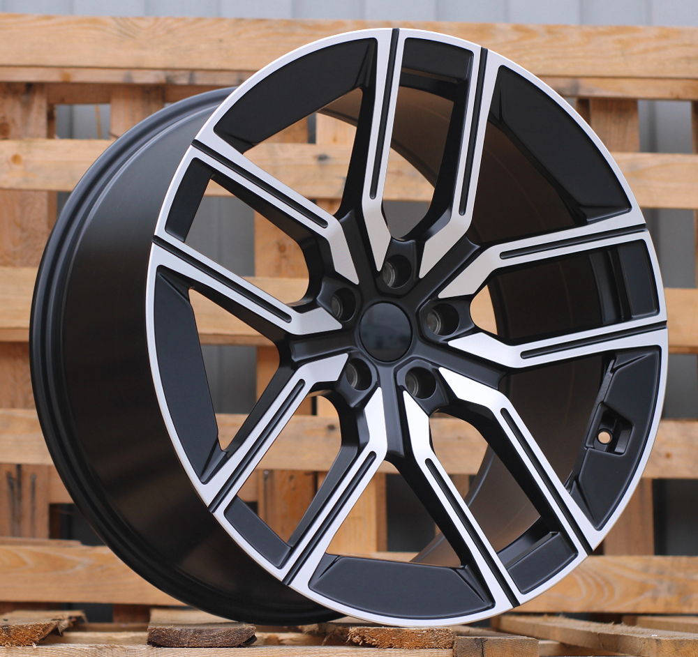 Diski R20 5x112 J8.5 ET25 RACINGLINE I5619 BMW Black Polished Half Matt (Rear+Front)