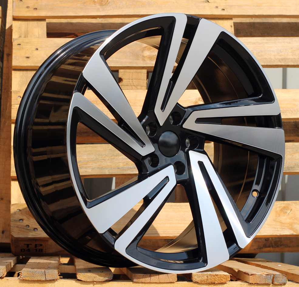 Diski R20 5x112 J9 ET33 RACINGLINE I5641 VW Black Polished