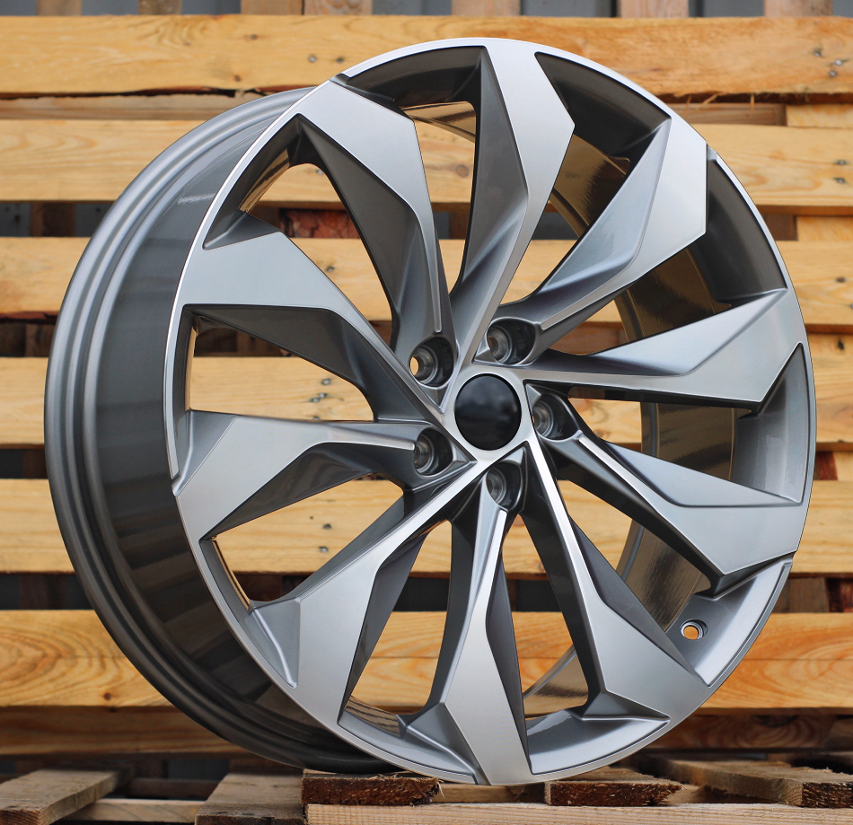 Diski R19 5x112 J8 ET41 RACINGLINE I1139 SKODA Grey Polished