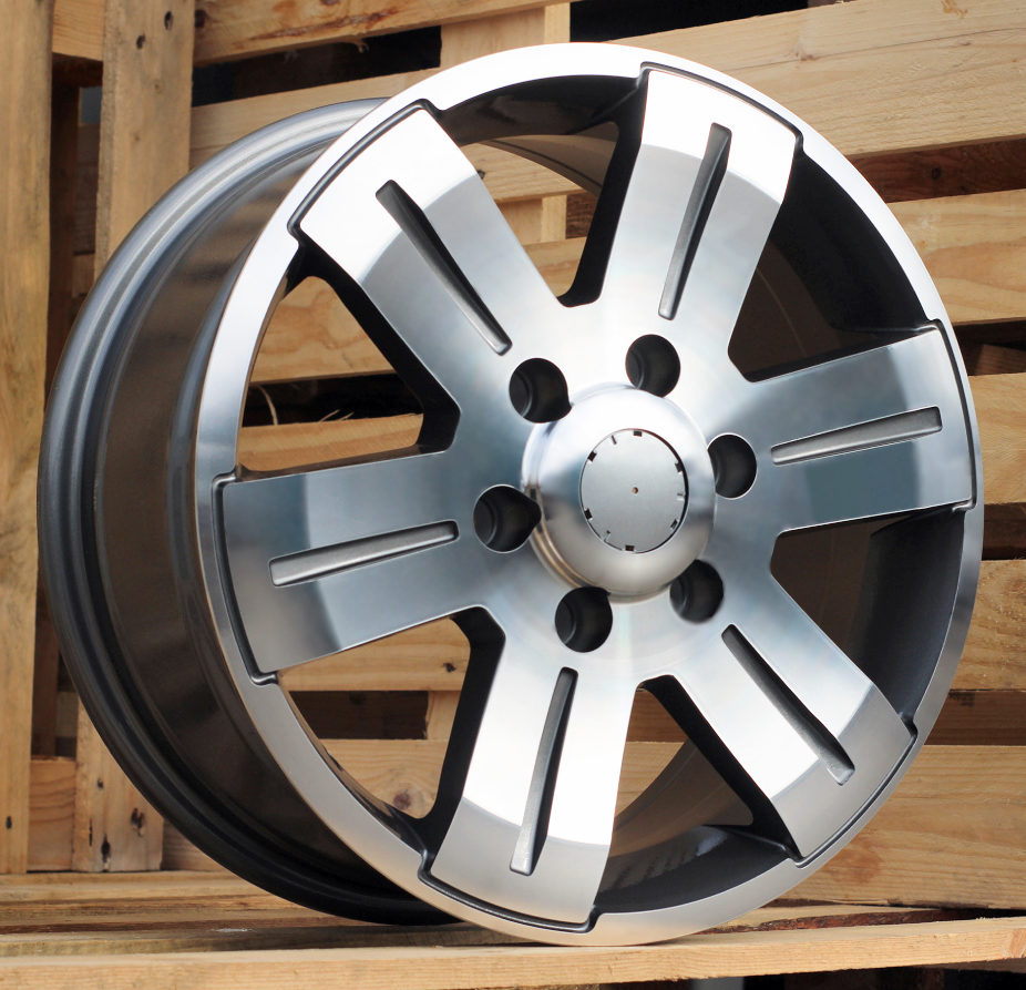 Diski R16 6x130 J7 ET55 RACINGLINE BK562 MERCEDES Grey Polished