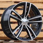 Diski R17 5×120 J8 ET34 RACINGLINE B5739 BMW Black Polished