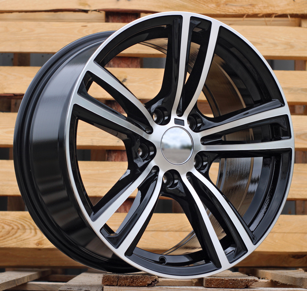 Diski R17 5x120 J8 ET34 RACINGLINE B5739 BMW Black Polished