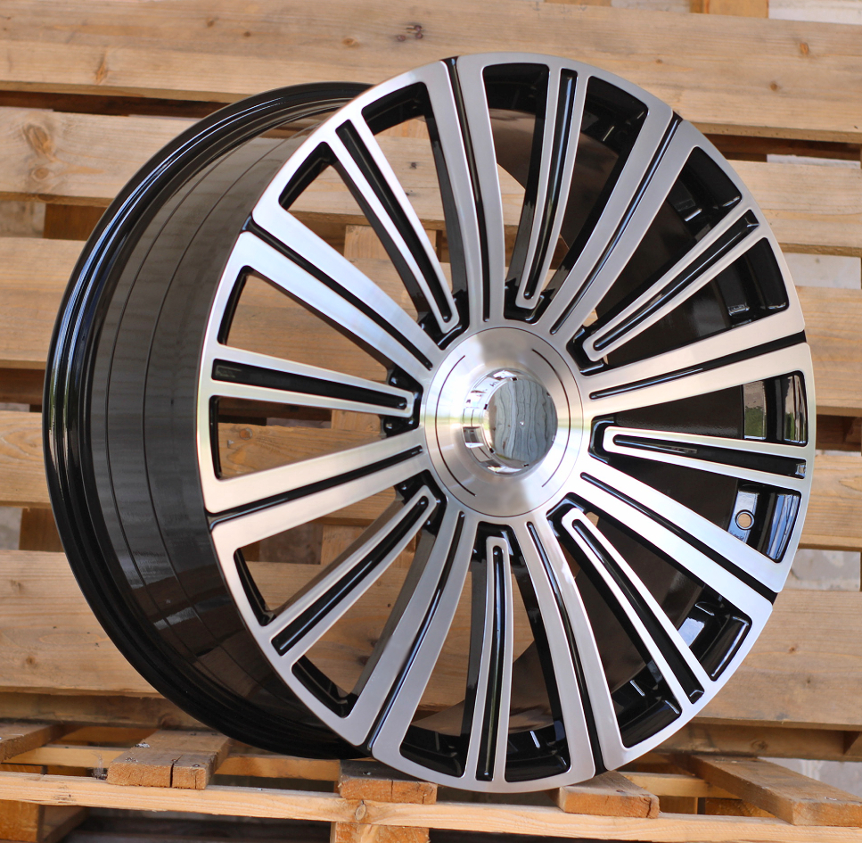 Diski R22 5x112 J10 ET40 RACINGLINE TX139A MERCEDES Black Polished (Rear+Front)