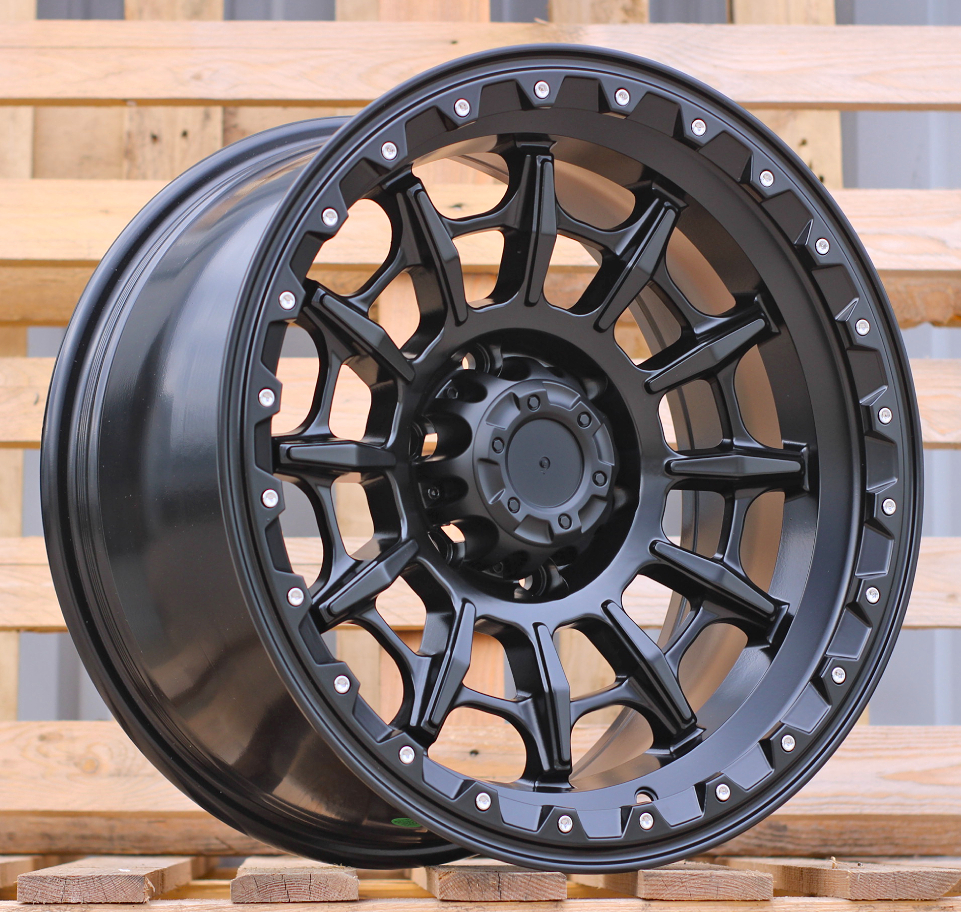 Diski R18 6x139.7 J9 ET RACINGLINE FBX099 4X4 Black Polished