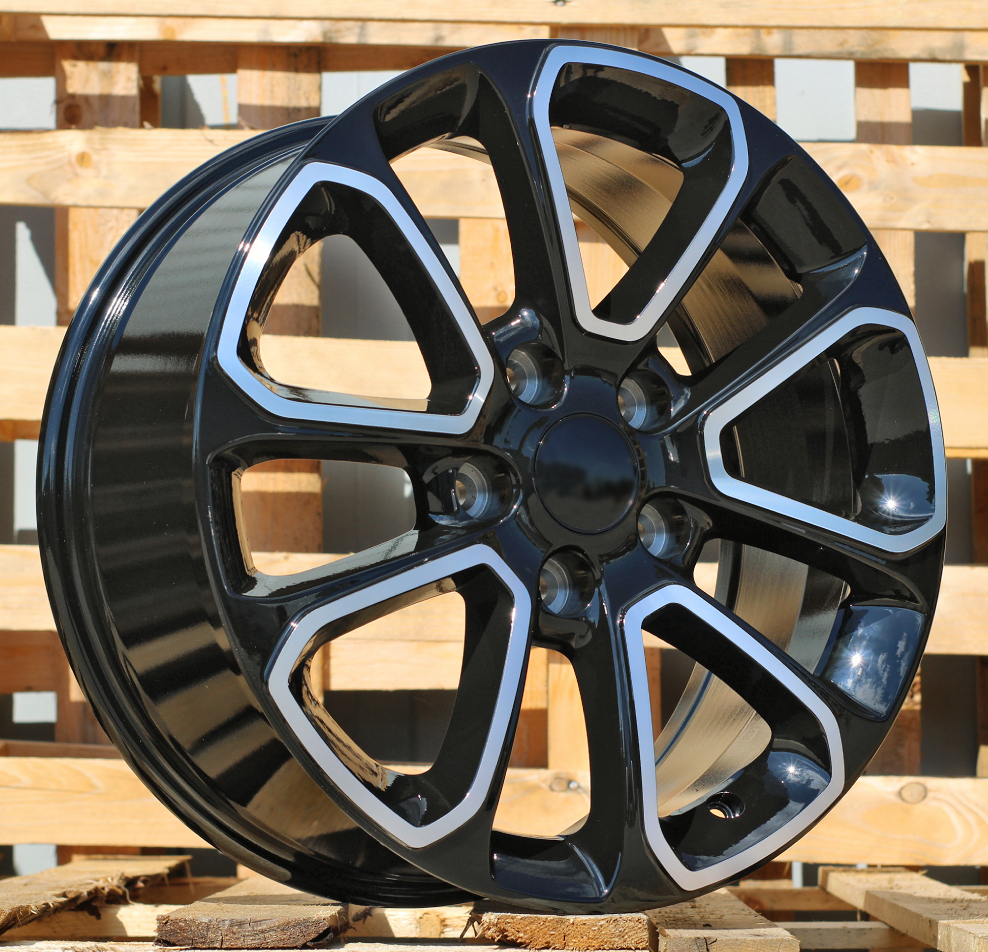 Diski R18 5x127 J8 ET50 RACINGLINE I5319 JEEP Black Polished