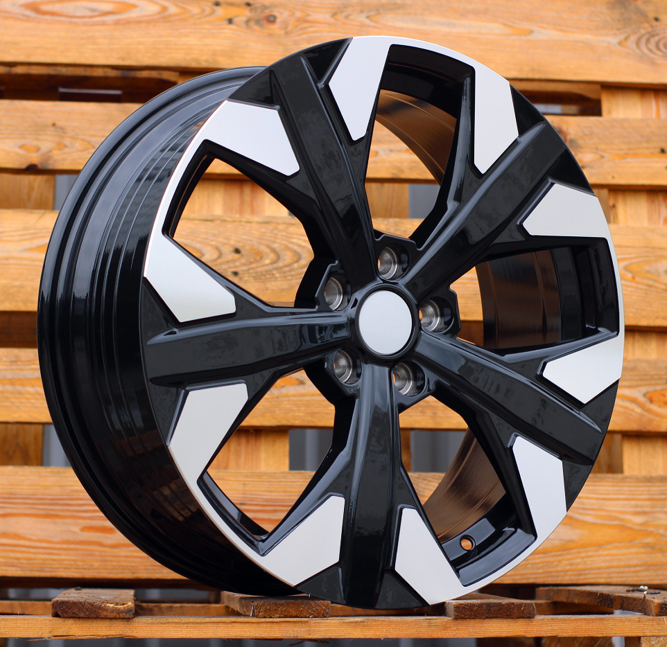 Diski R18 5x114.3 J7.5 ET51 RACINGLINE YF5699 KIA Black Polished (Hybrid Forged)