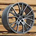Diski R21 5×112 J9 ET30 RACINGLINE B5131 AUDI Grey Polished Half Matt