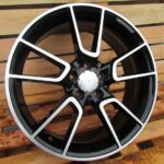 Diski R19 5×112 J8.5 ET52 RACINGLINE B5462 MERCEDES Black Polished (Rear+Front)