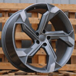 Diski R22 5×112 J9.5 ET36 RACINGLINE Y1201 AUDI Grey Polished (HYBRID FORGED)