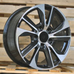 Diski R22 5×150 J9 ET60 RACINGLINE B1611 4X4 Black Polished