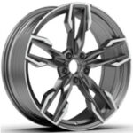 Diski R21 5×112 J8.5 ET30 RACINGLINE YF5718 BMW Black (Rear+Front)