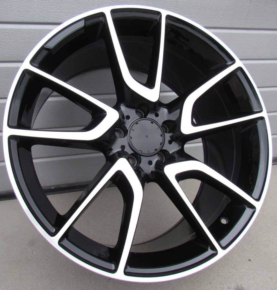 Diski R20 5x112 J9.5 ET45 RACINGLINE B1303 MERCEDES Black Polished (Rear+Front)