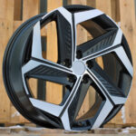 Diski R18 5×114.3 J7.5 ET51 RACINGLINE D1926 HYUNDAI Black Polished Half Matt