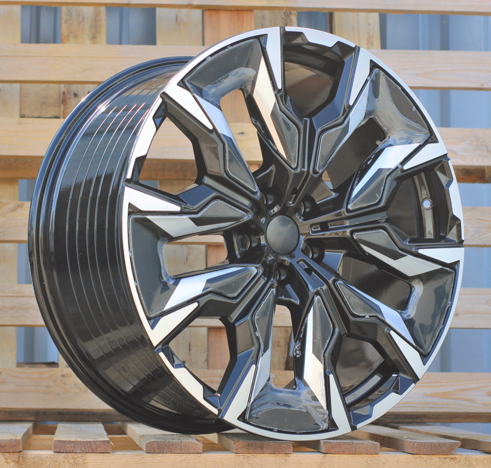 Diski R21 5x112 J10 ET46 RACINGLINE A5915 BMW Black Polished (Rear+Front)