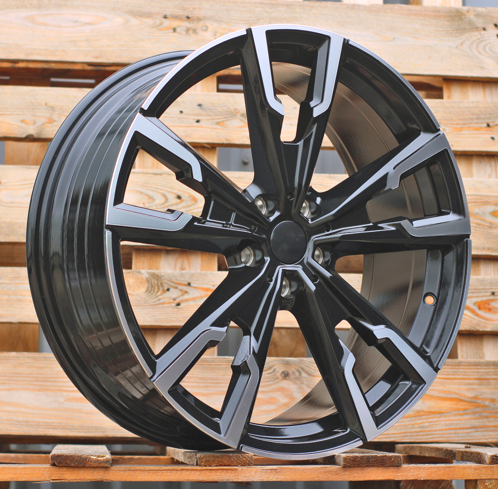 Diski R20 5x112 J8 ET46 RACINGLINE YF5710 BMW Black Polished