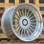 Diski R19 5×120 J8.5 ET34 RACINGLINE B1803 BMW Silver +Polished Lip (Rear+Front)