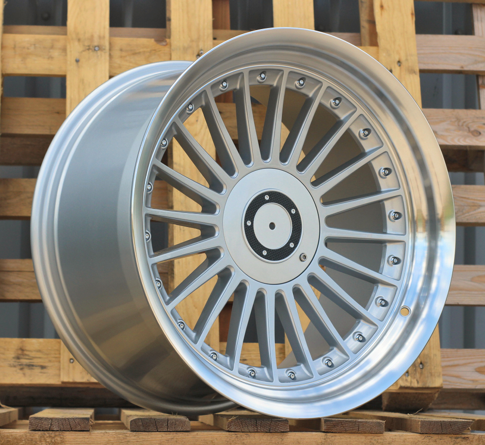 Diski R19 5x120 J8.5 ET34 RACINGLINE B1803 BMW Silver +Polished Lip (Rear+Front)