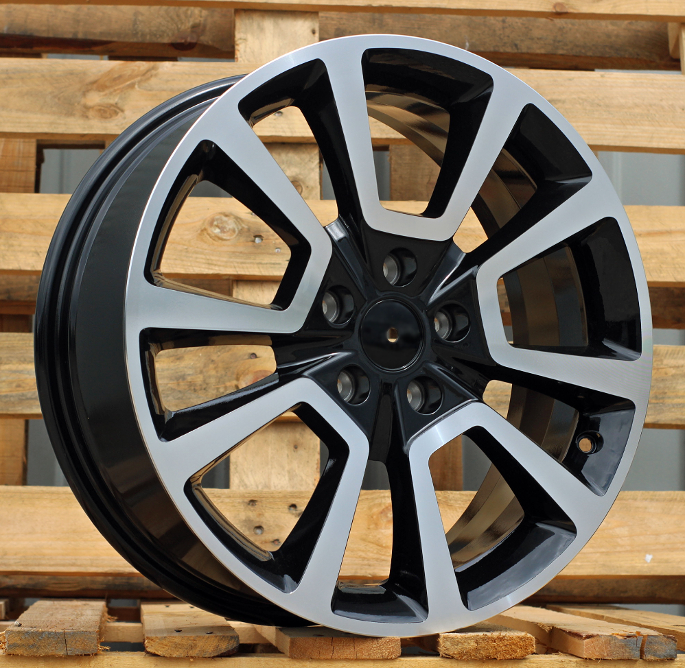 Diski R18 5x114.3 J7 ET40 RACINGLINE L1485 Black Polished