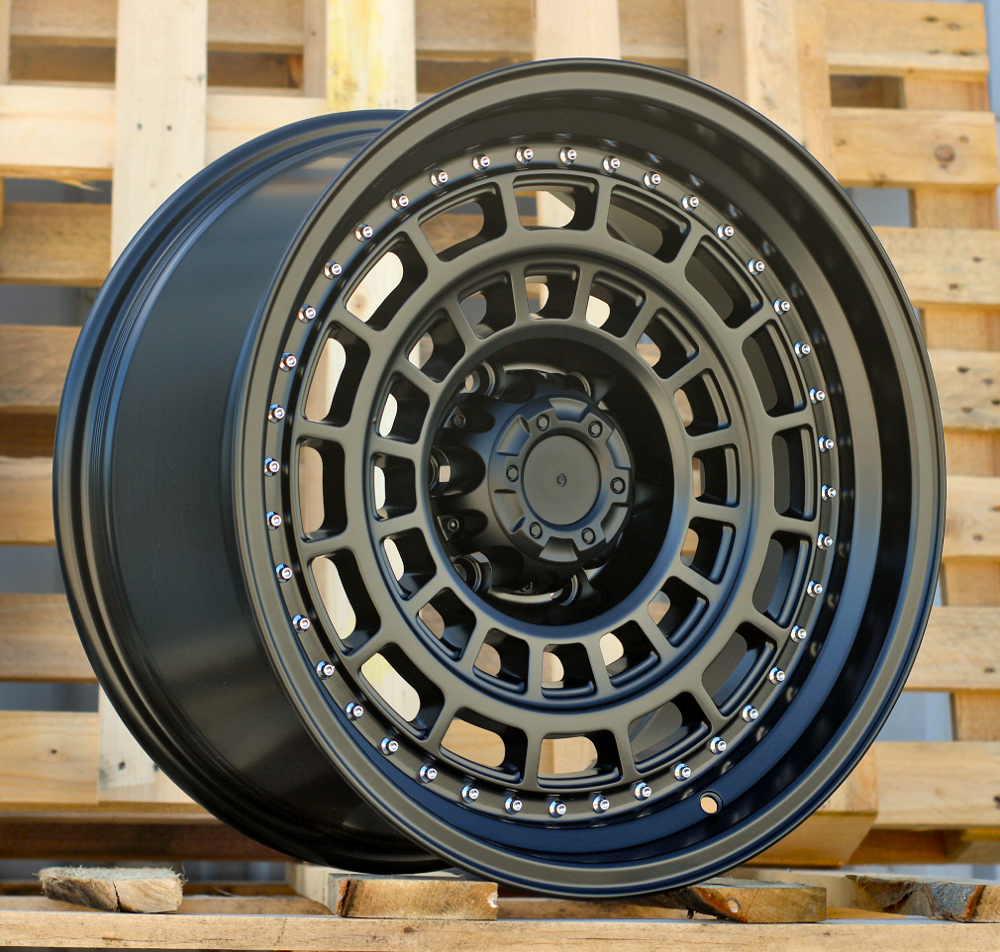 Diski R18 6x139.7 J9 ET RACINGLINE JT221 4X4 Black Polished