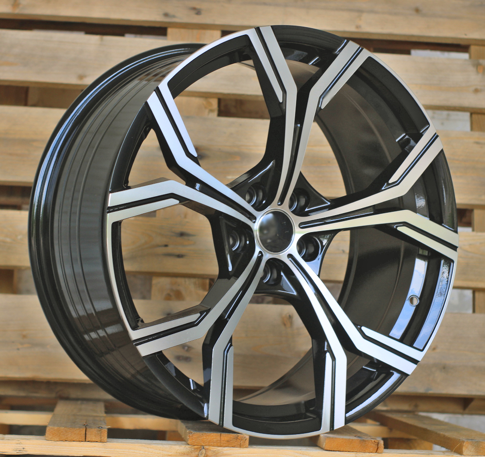 Diski R20 5x112 J9 ET35 RACINGLINE FBX201 AUDI Black Polished (HYBRID FORGED)