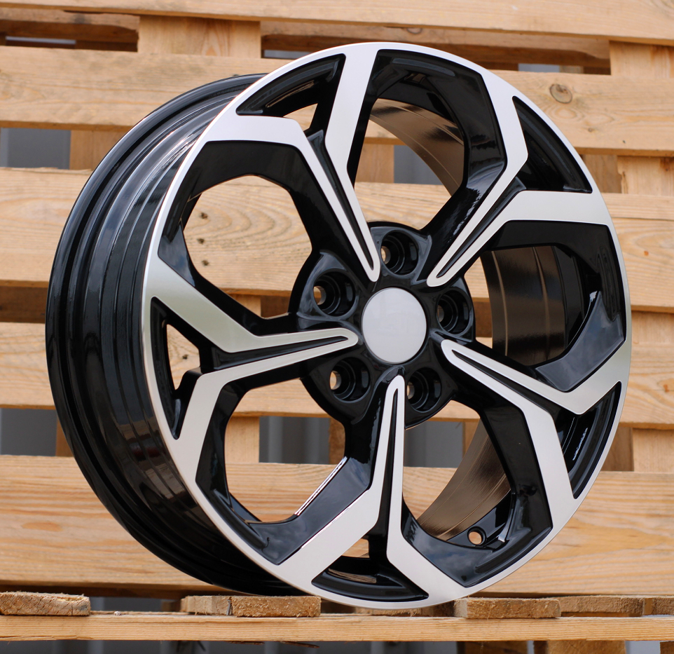 Diski R16 5x114.3 J6.5 ET50 RACINGLINE FE175 KIA Black Polished (Hybrid Forged)