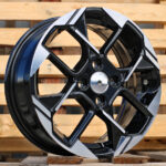 Diski R15 4×100 J6 ET51 RACINGLINE Y1184 KIA Black Polished
