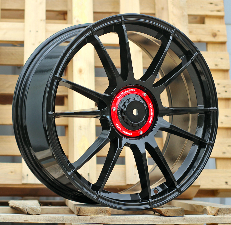 Diski R19 10x100/112 J8.5 ET45 RACINGLINE F9713 Black (Hybrid Forged)